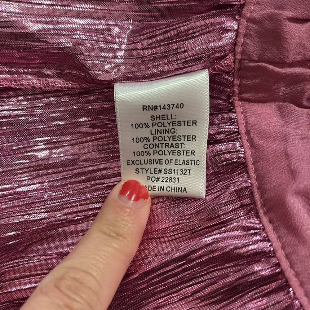Avara Pink Bow Top SZ XL NWOT - Picture 5 of 6
